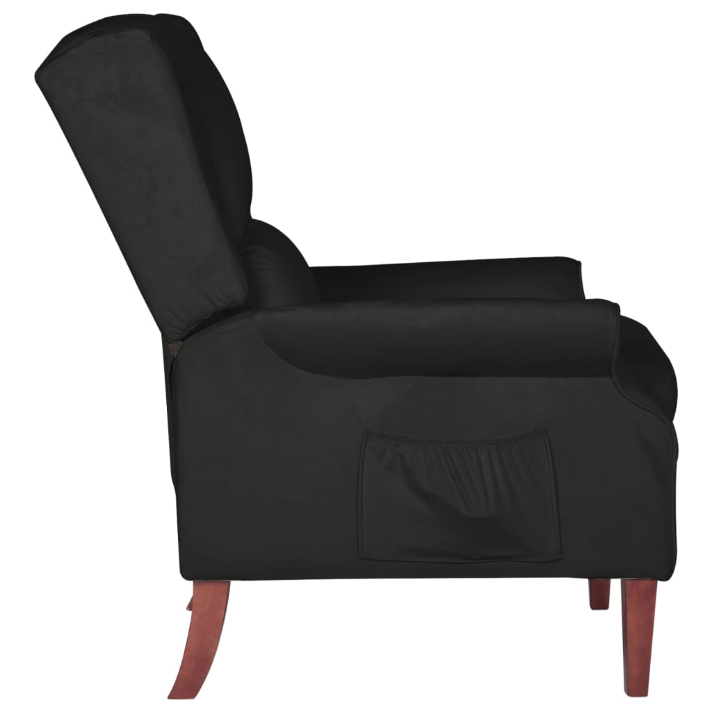 Relaxsessel Schwarz Samt
