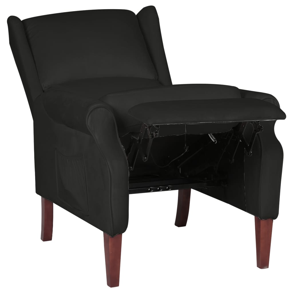 Relaxsessel Schwarz Samt