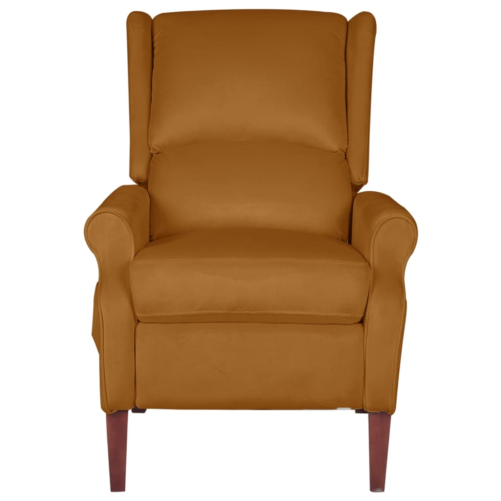 Relaxsessel Braun Samt