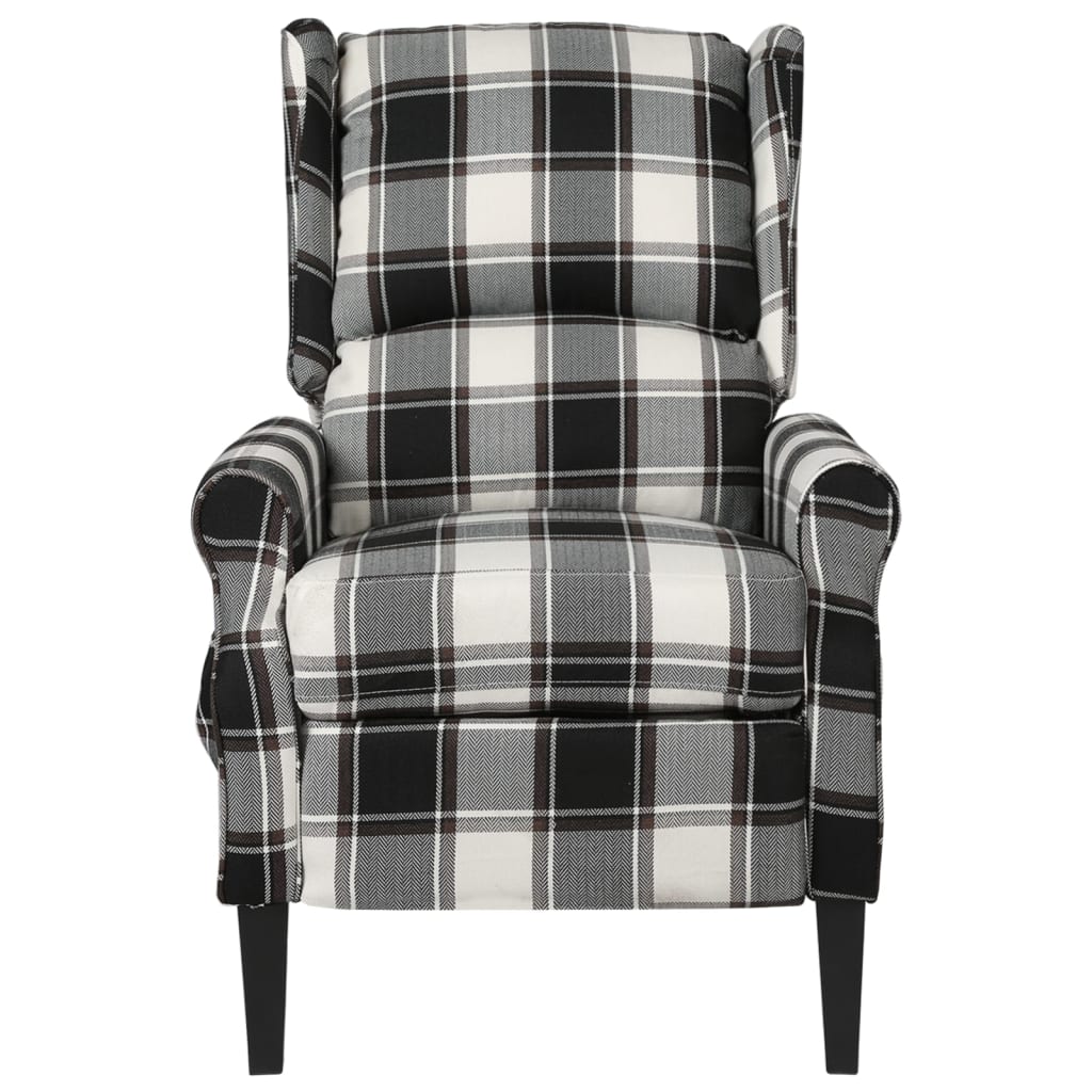 Fauteuil de massage réglable en tissu multicolore