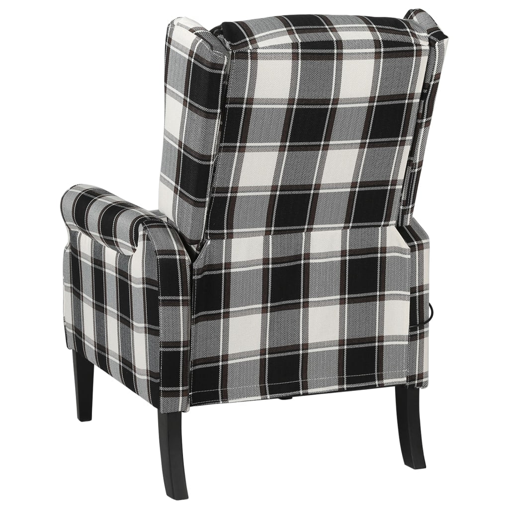 Fauteuil de massage réglable en tissu multicolore