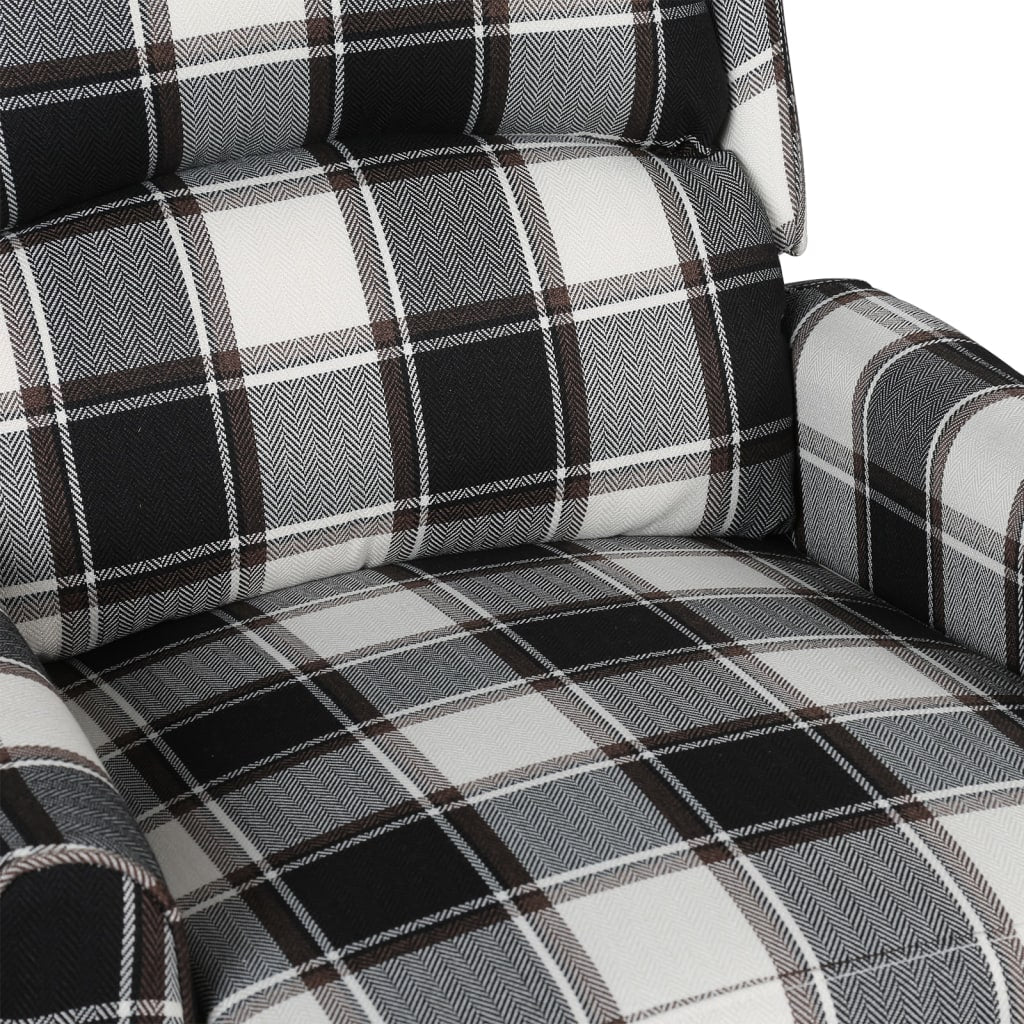 Fauteuil de massage réglable en tissu multicolore