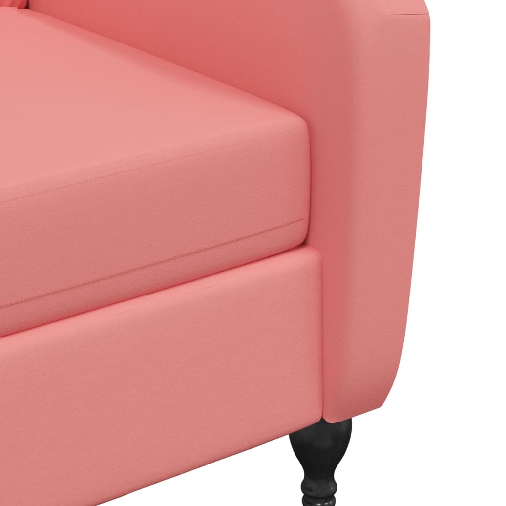 Relaxsessel Rosa Samt
