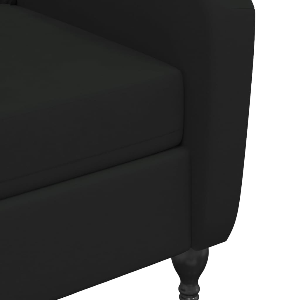 Relaxsessel Schwarz Samt