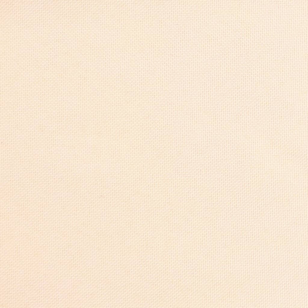 Sessel mit Beinen aus Massivem Kautschukholz Creme Stoff