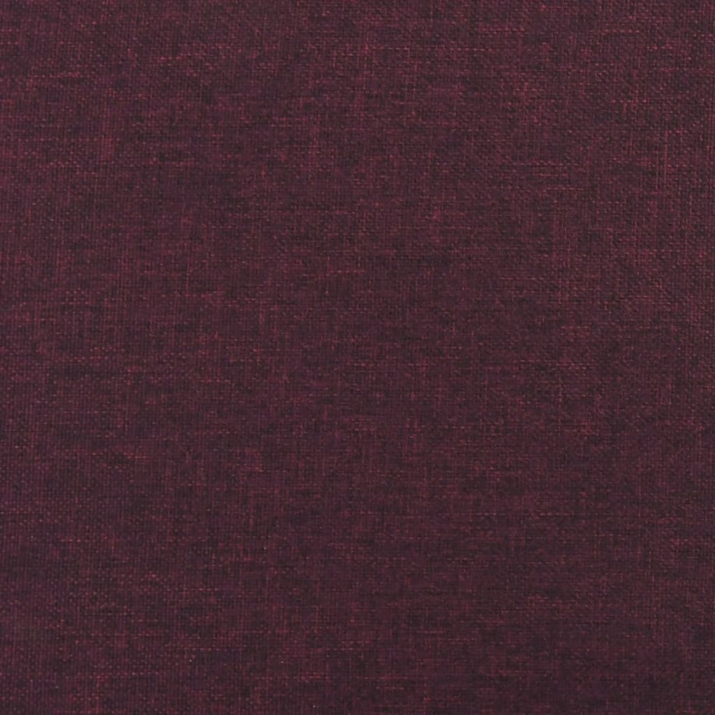 Schaukelsessel mit Kautschukholz-Beinen Lila Stoff