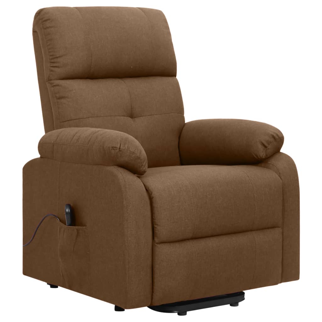 Aufstehsessel Braun Stoff