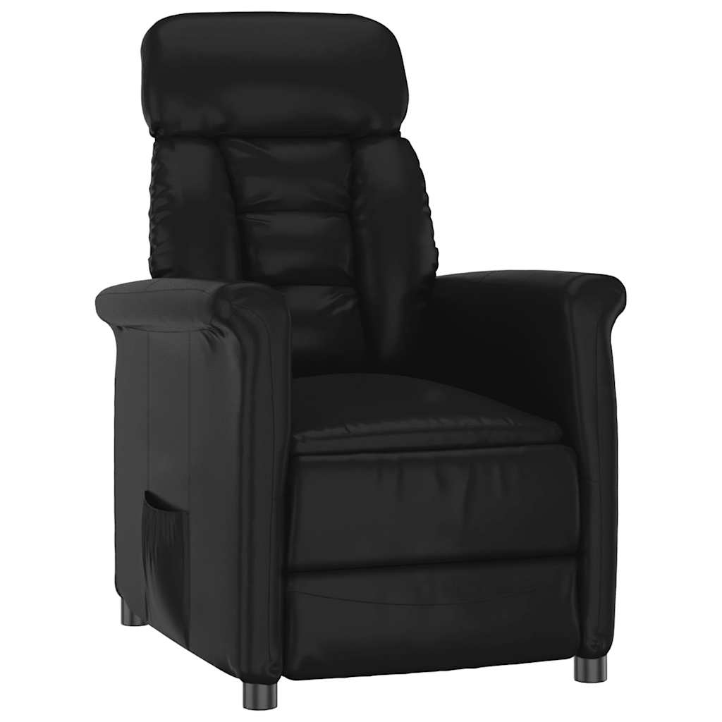 Relaxsessel Schwarz Kunstleder