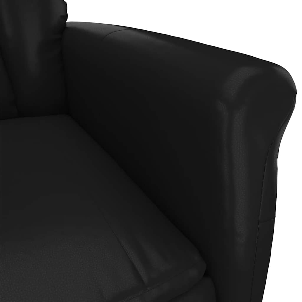 Relaxsessel Schwarz Kunstleder