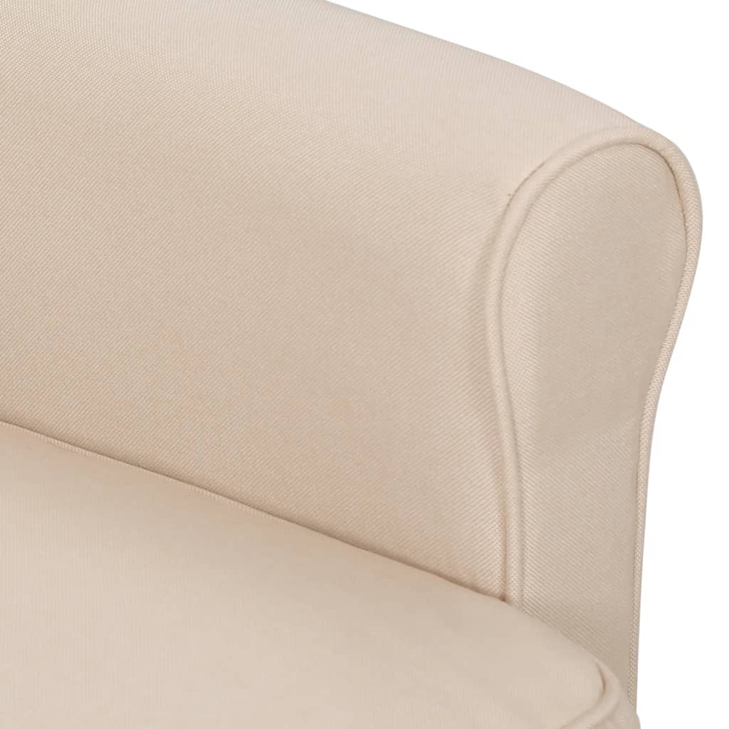 Aufstehsessel Creme Stoff