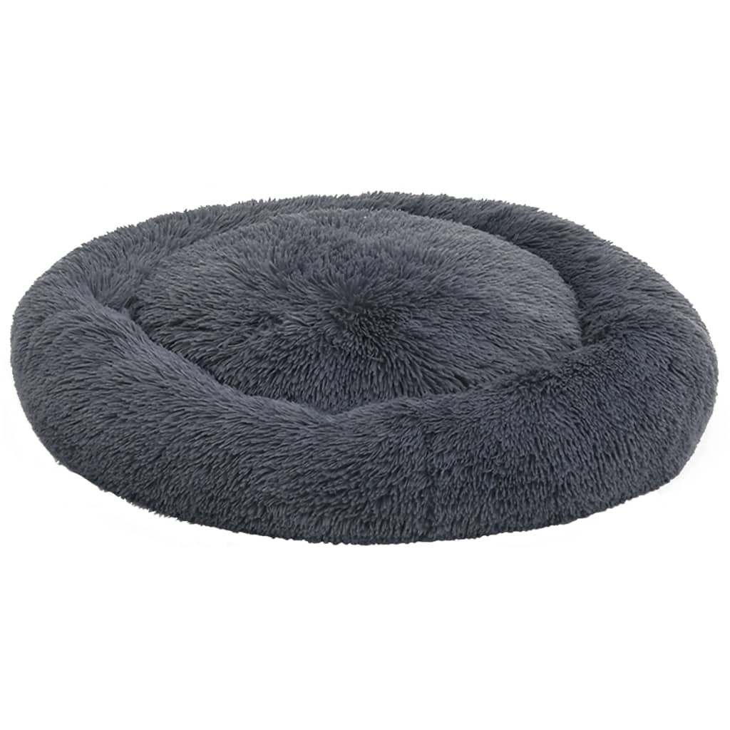 Hunde- und Katzenkissen Waschbar Dunkelgrau 70x70x15cm Plüsch