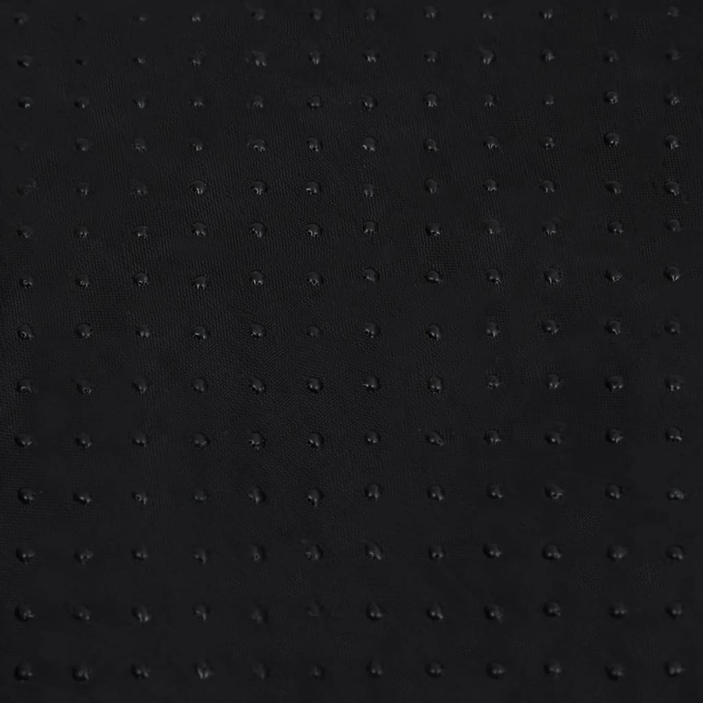 Waschbares Hunde- & Katzenkissen Schwarz 50x50x12 cm Plüsch