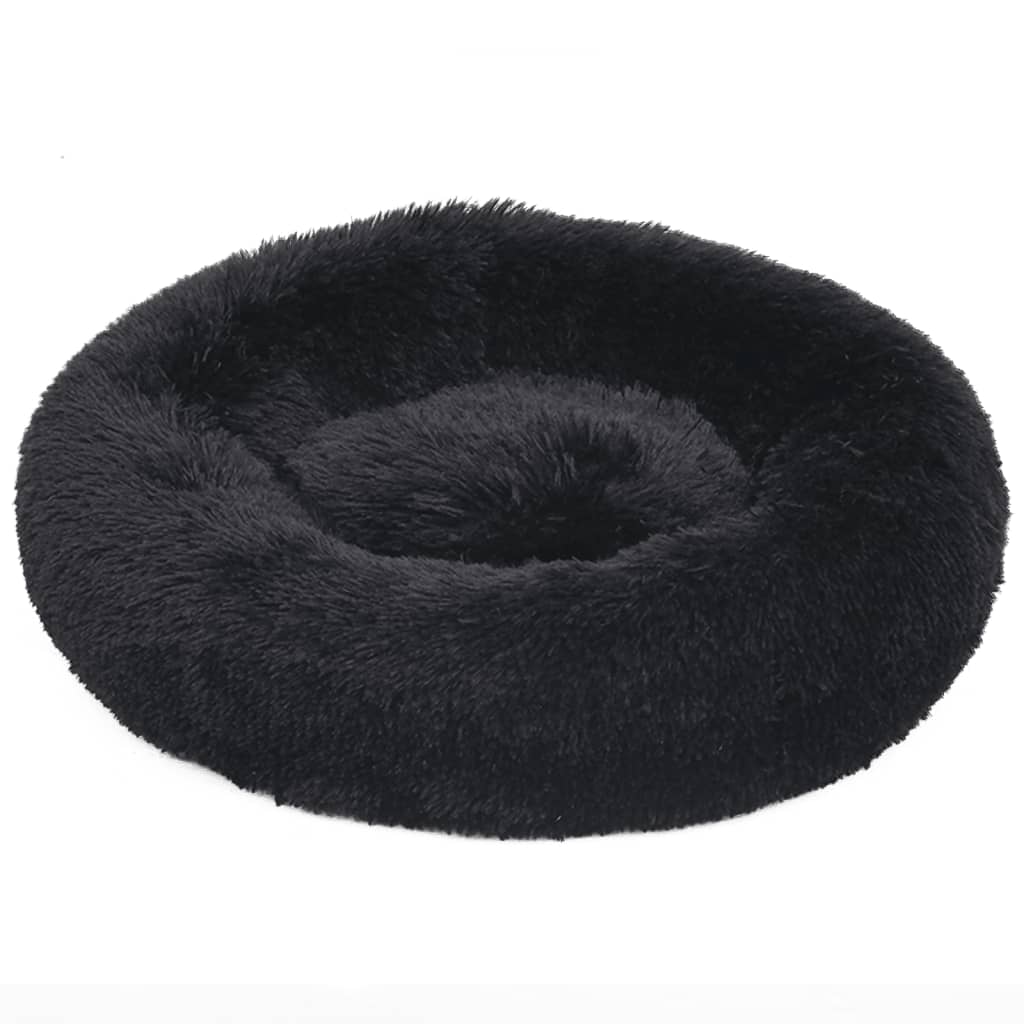 Hunde- und Katzenkissen Waschbar Schwarz 90x90x16 cm Plüsch
