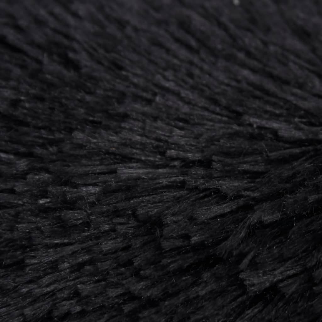 Hunde- und Katzenkissen Waschbar Schwarz 90x90x16 cm Plüsch