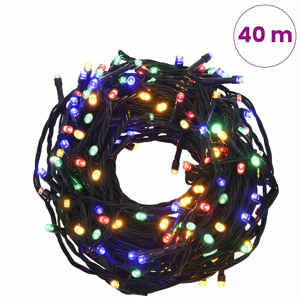 Lichterkette mit 400 LEDs Mehrfarbig 40 m 8 Lichteffekte