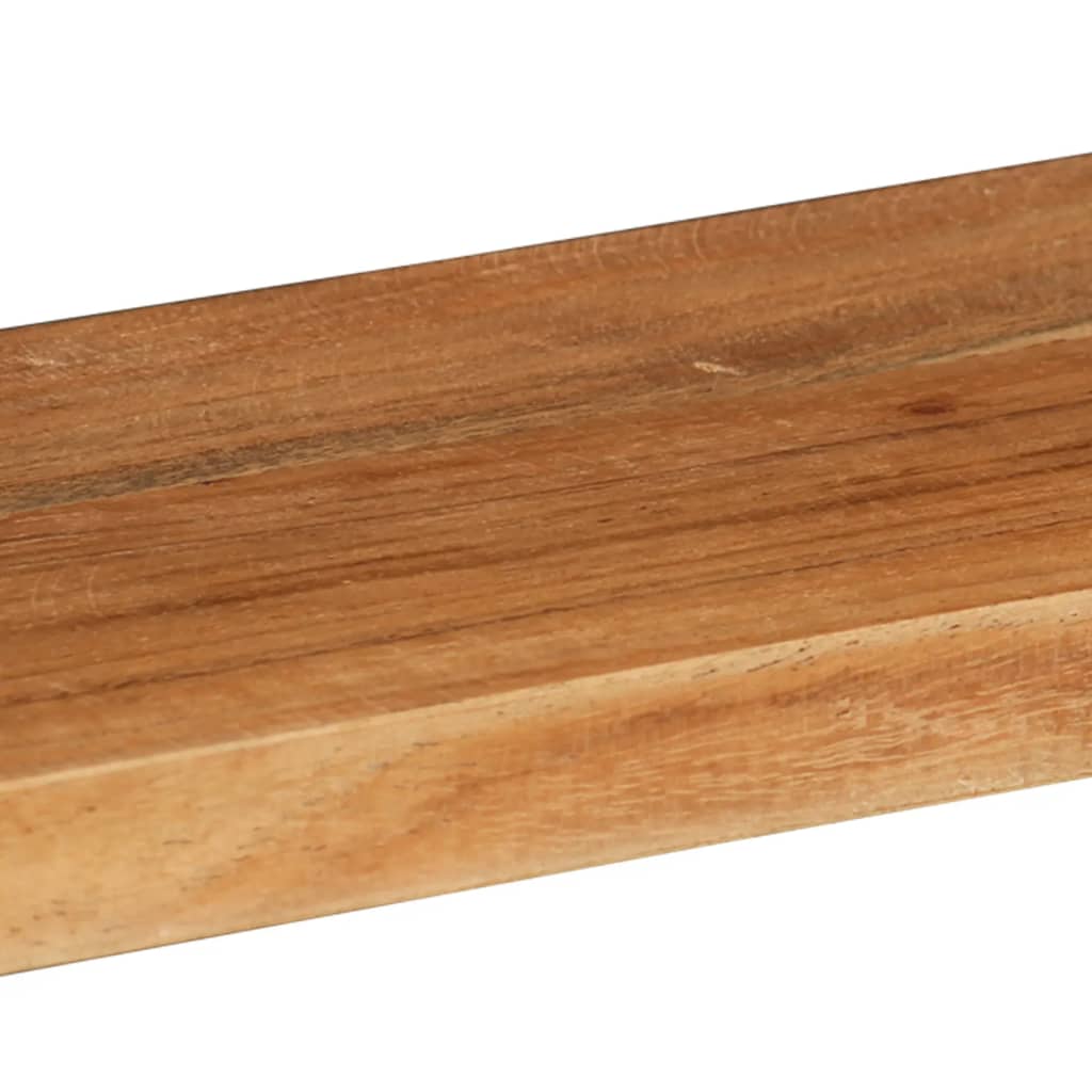 3-piece cube shelf set made of solid acacia wood