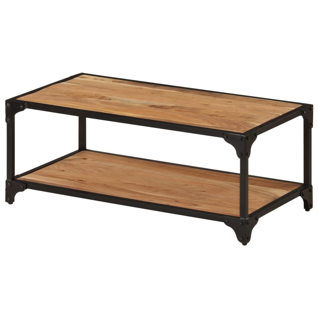 Table basse 90x45x35 cm en bois d'acacia massif