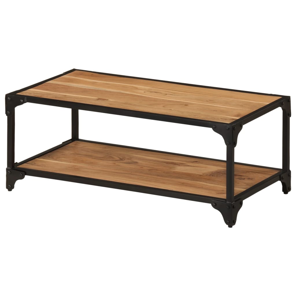 Table basse 90x45x35 cm en bois d'acacia massif