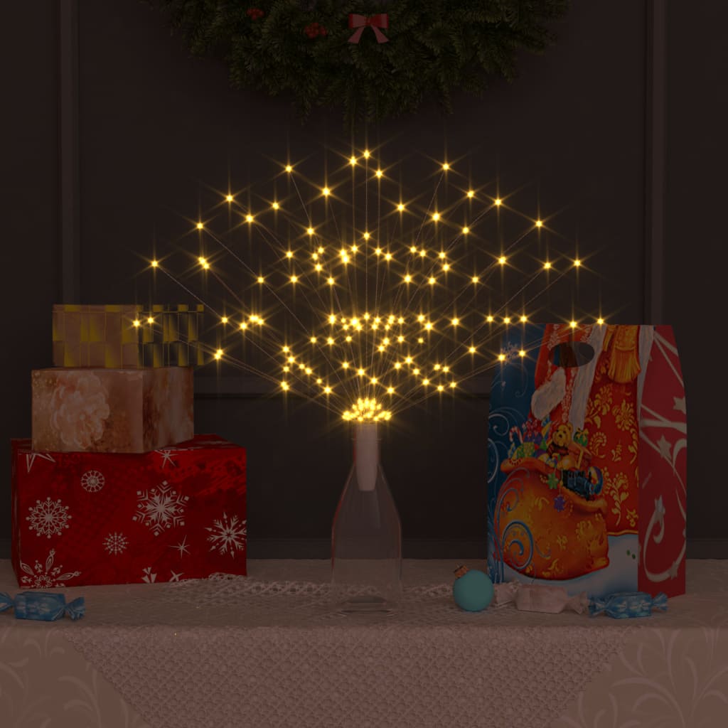 Feuerwerkslicht Weihnachtsdeko Warmweiß 20 cm 140 LEDs