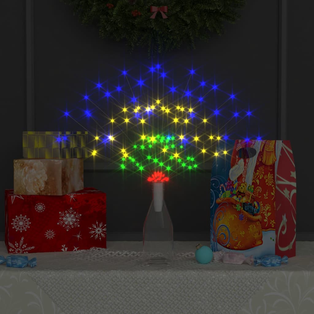 Feuerwerkslichter 2 Stk. Weihnachtsdeko Mehrfarbig 20cm 280LEDs