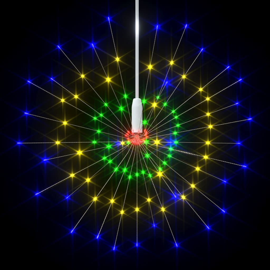 Feuerwerkslichter 2 Stk. Weihnachtsdeko Mehrfarbig 20cm 280LEDs