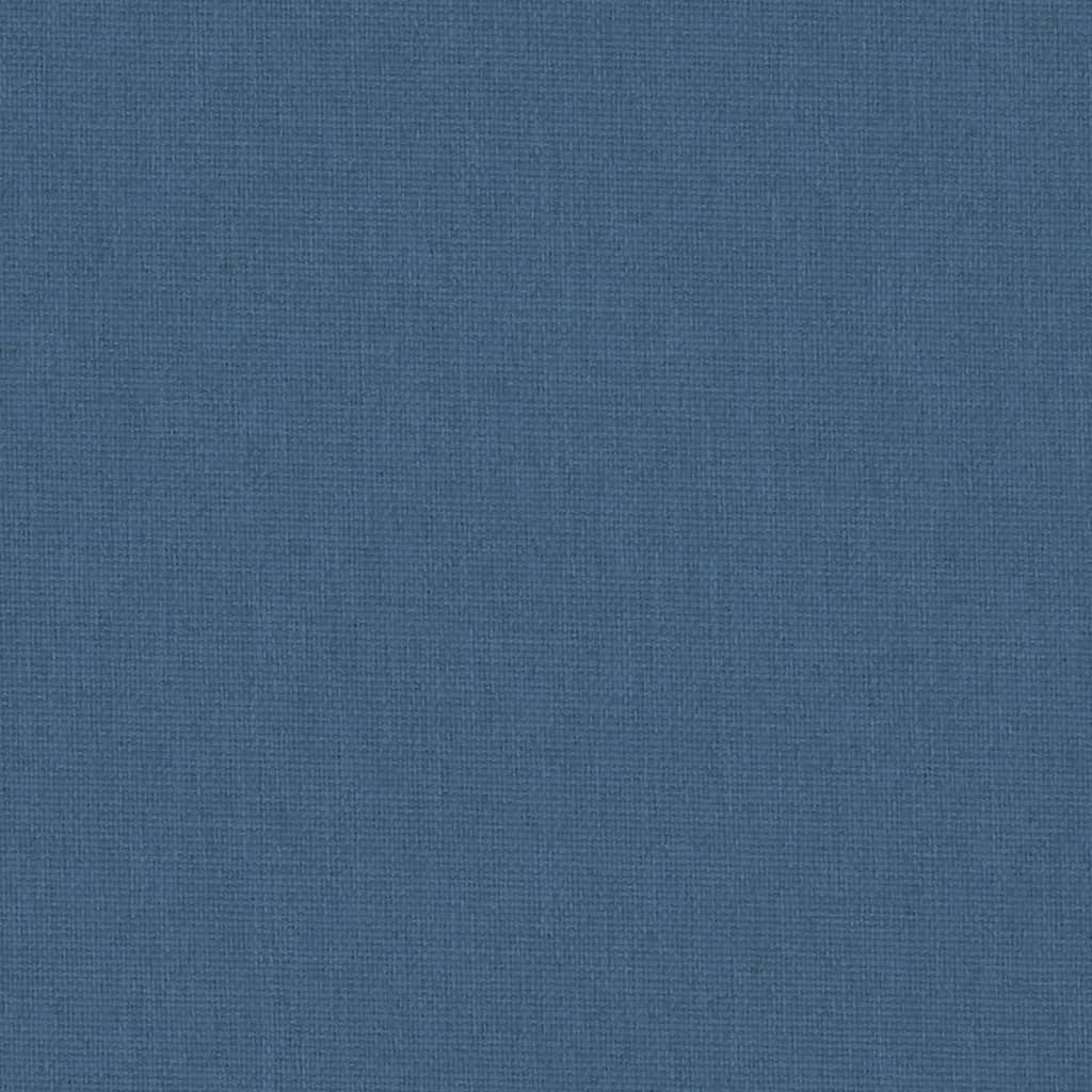 Baby playpen with mattress navy blue linen fabric