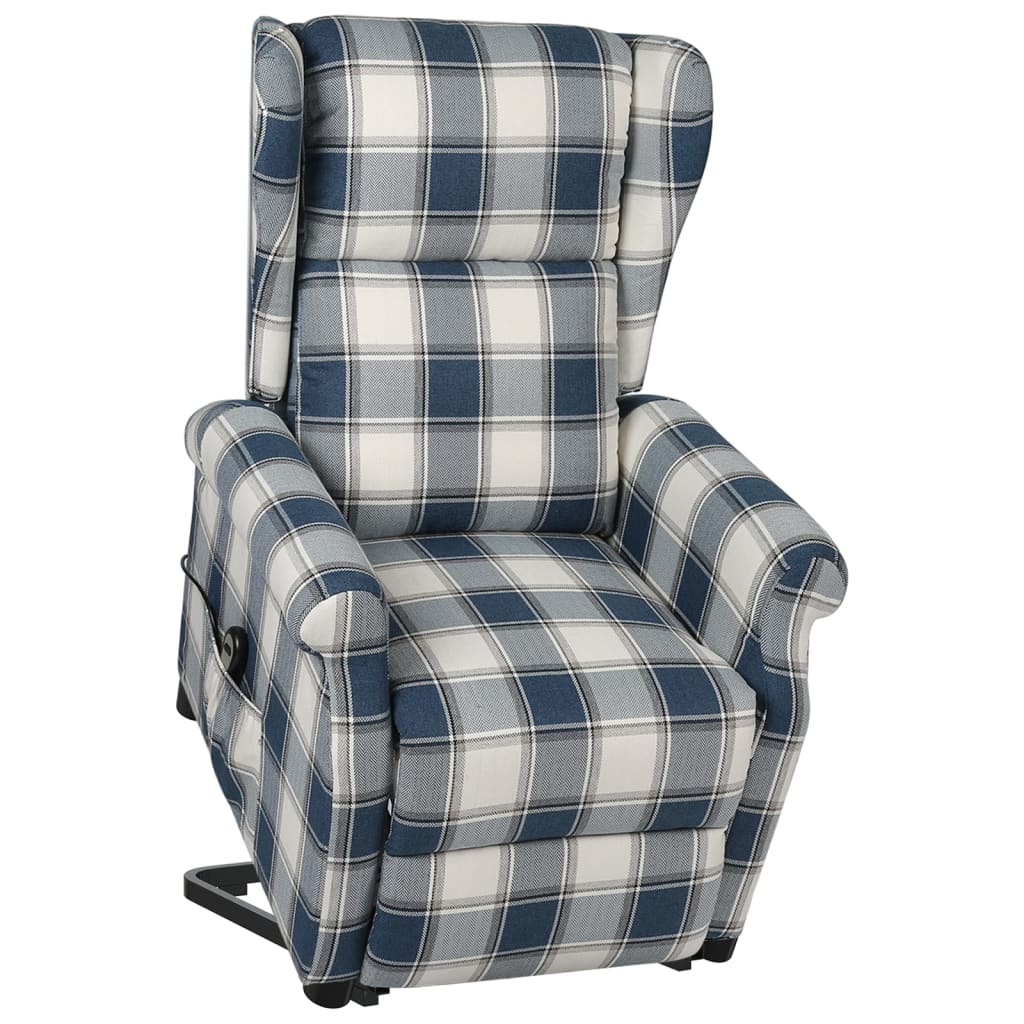 Aufstehsessel Blau Stoff