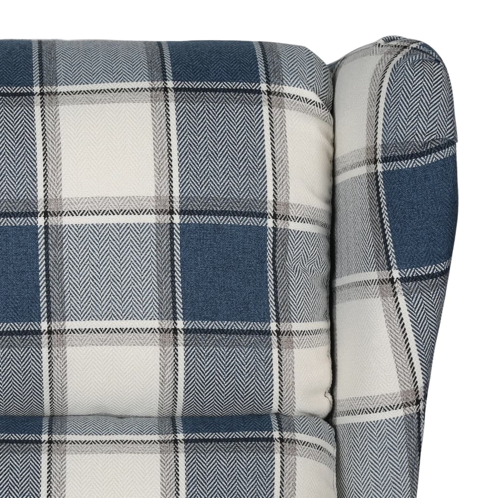 Aufstehsessel Blau Stoff