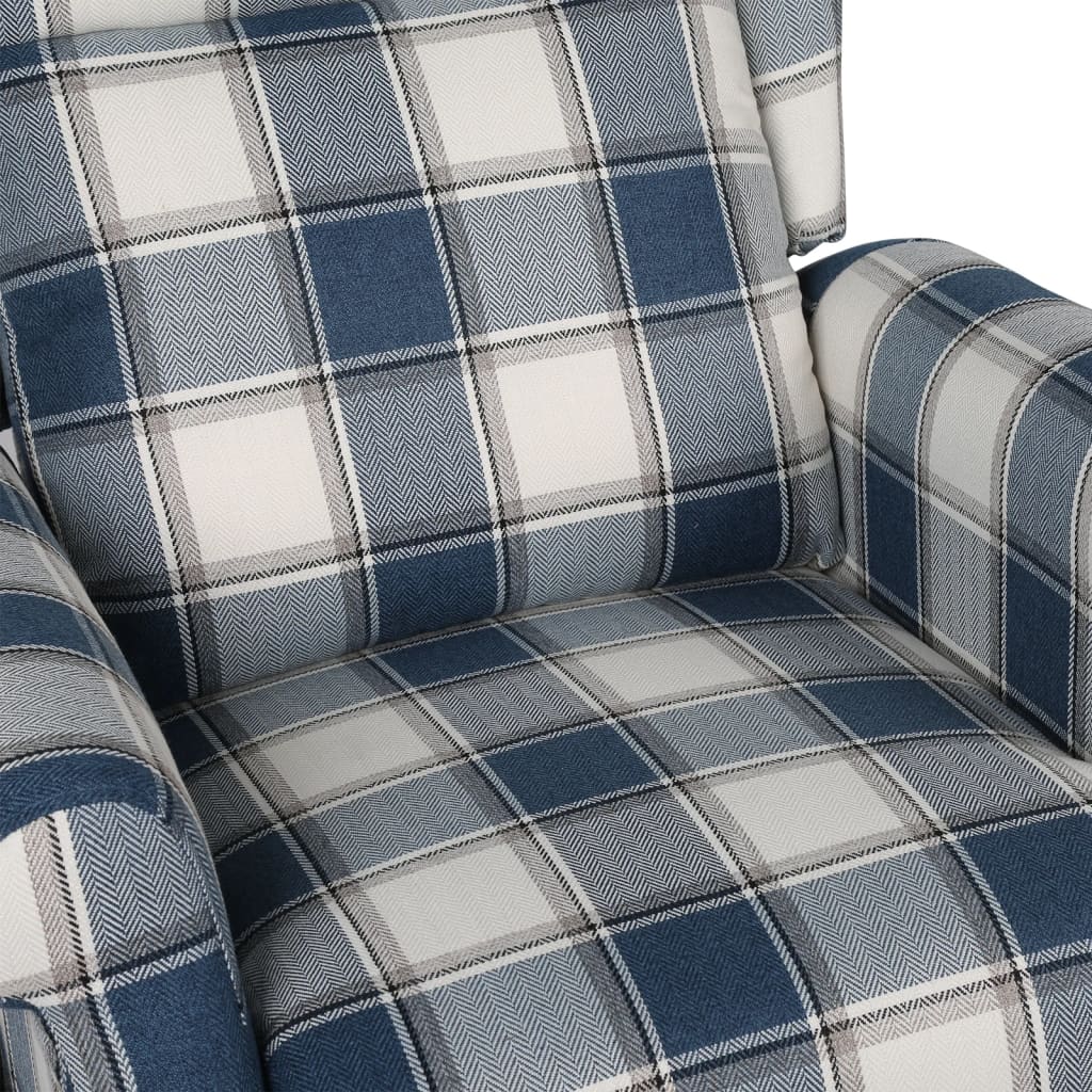 Aufstehsessel Blau Stoff