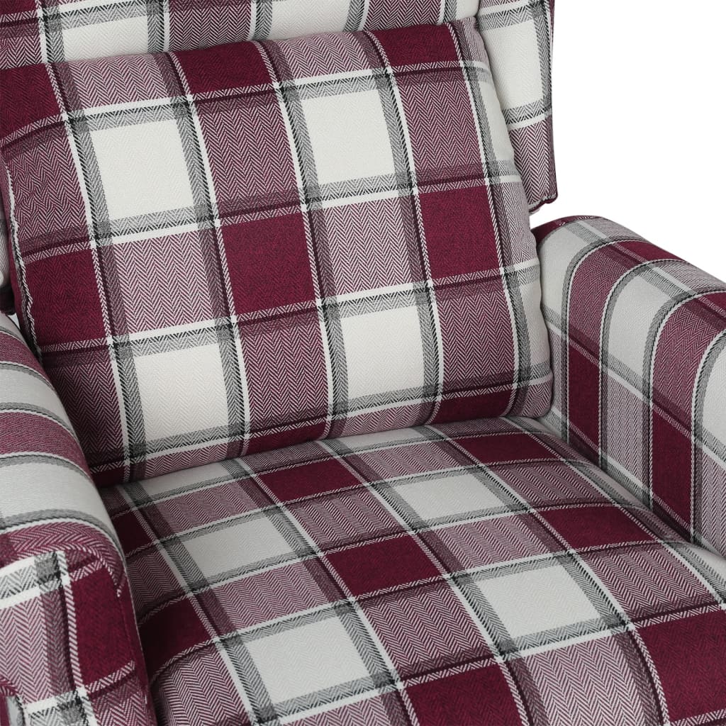 Aufstehsessel Rot Stoff