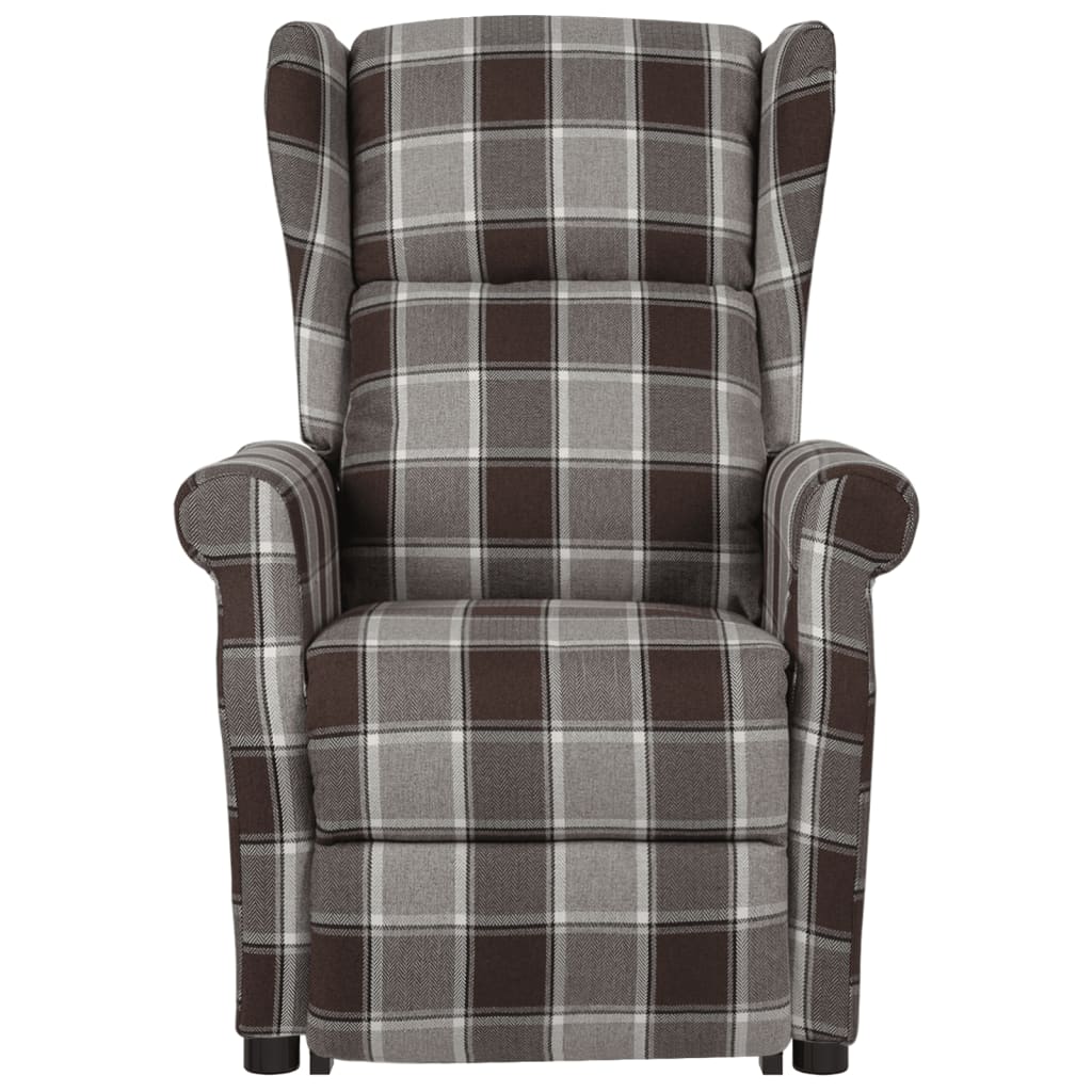 Aufstehsessel Braun Stoff