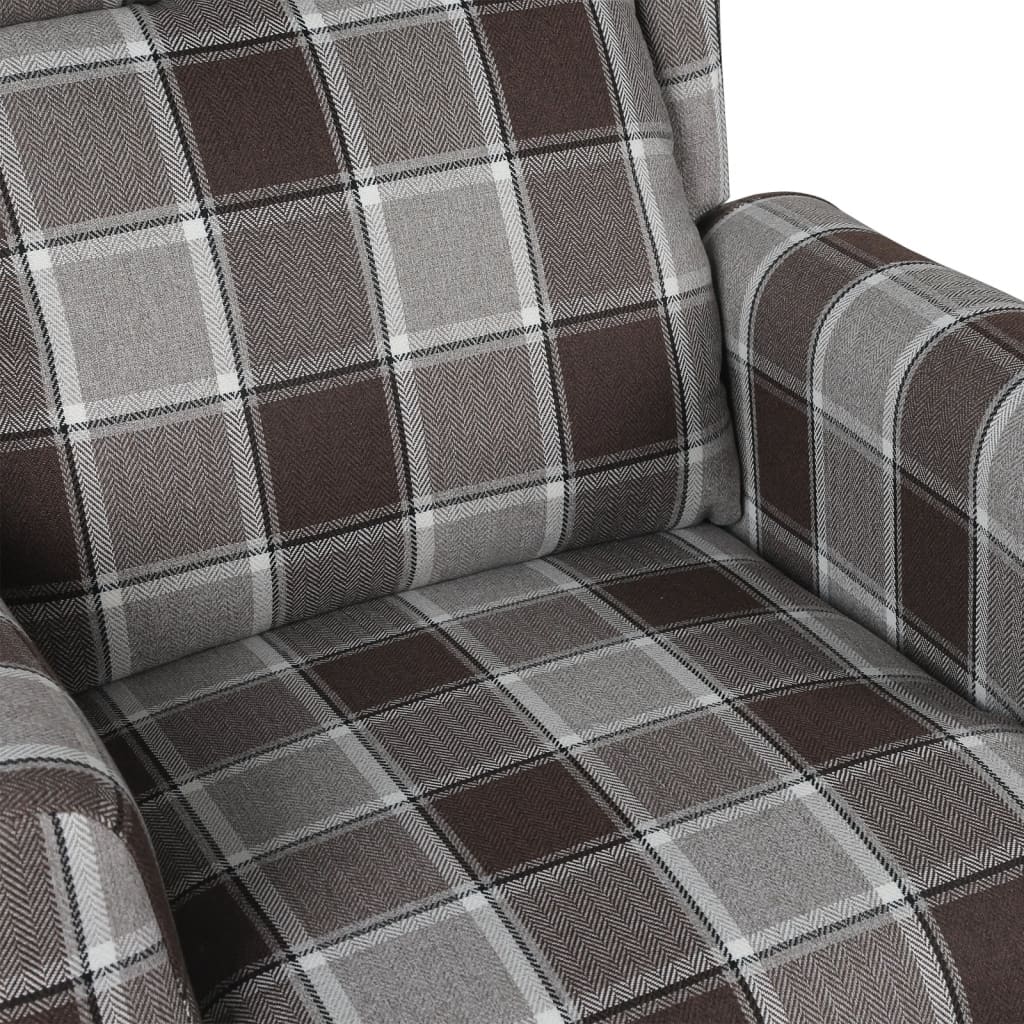Aufstehsessel Braun Stoff