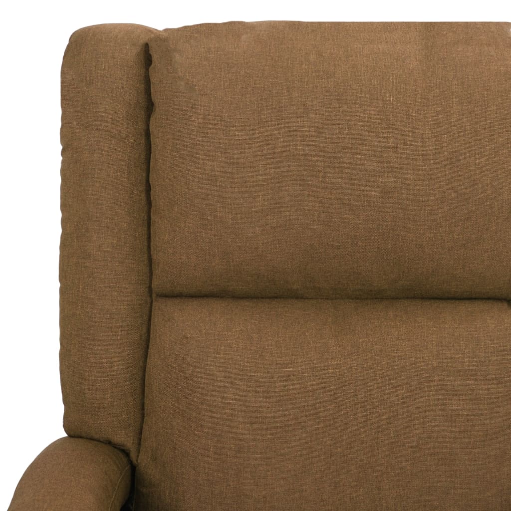 Aufstehsessel Braun Stoff