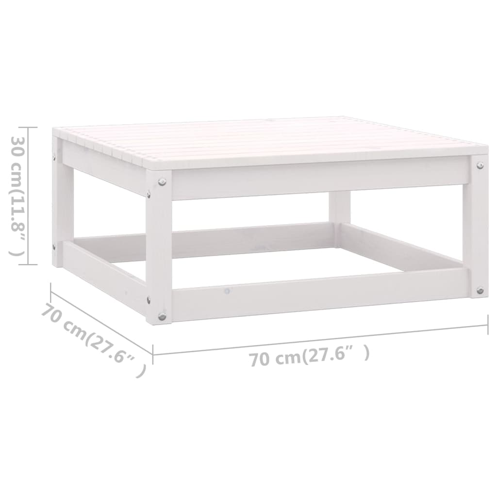 10-tlg. Garten-Lounge-Set Massivholz Kiefer