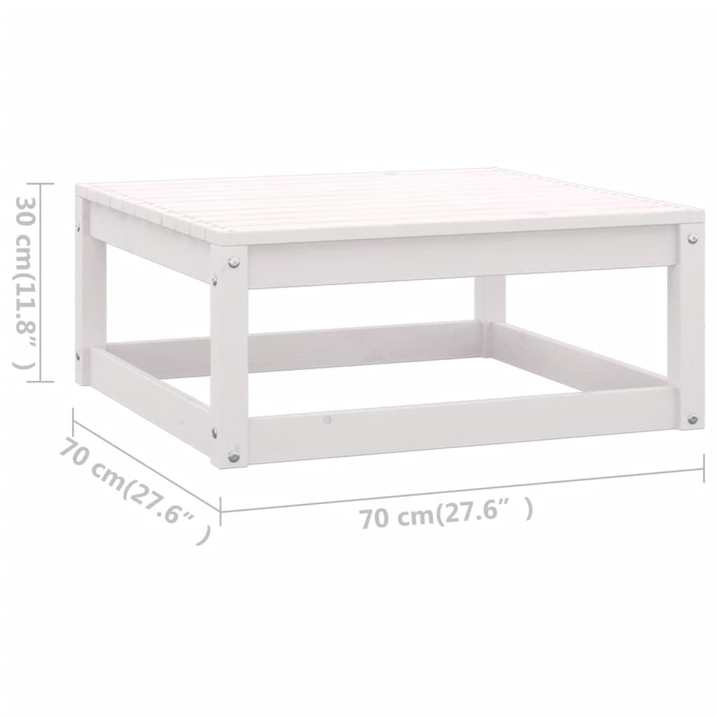 10-tlg. Garten-Lounge-Set Massivholz Kiefer