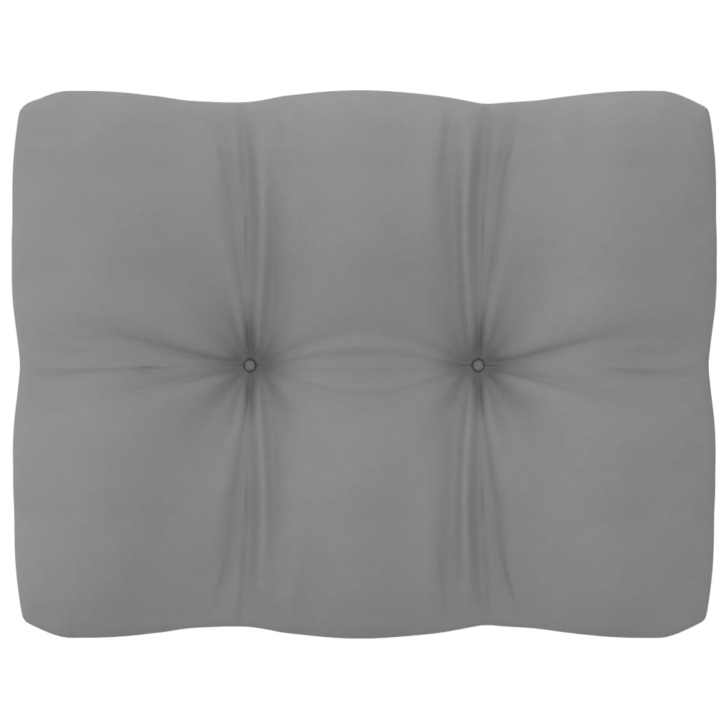 3-seater garden sofa with cushions made of solid pine wood