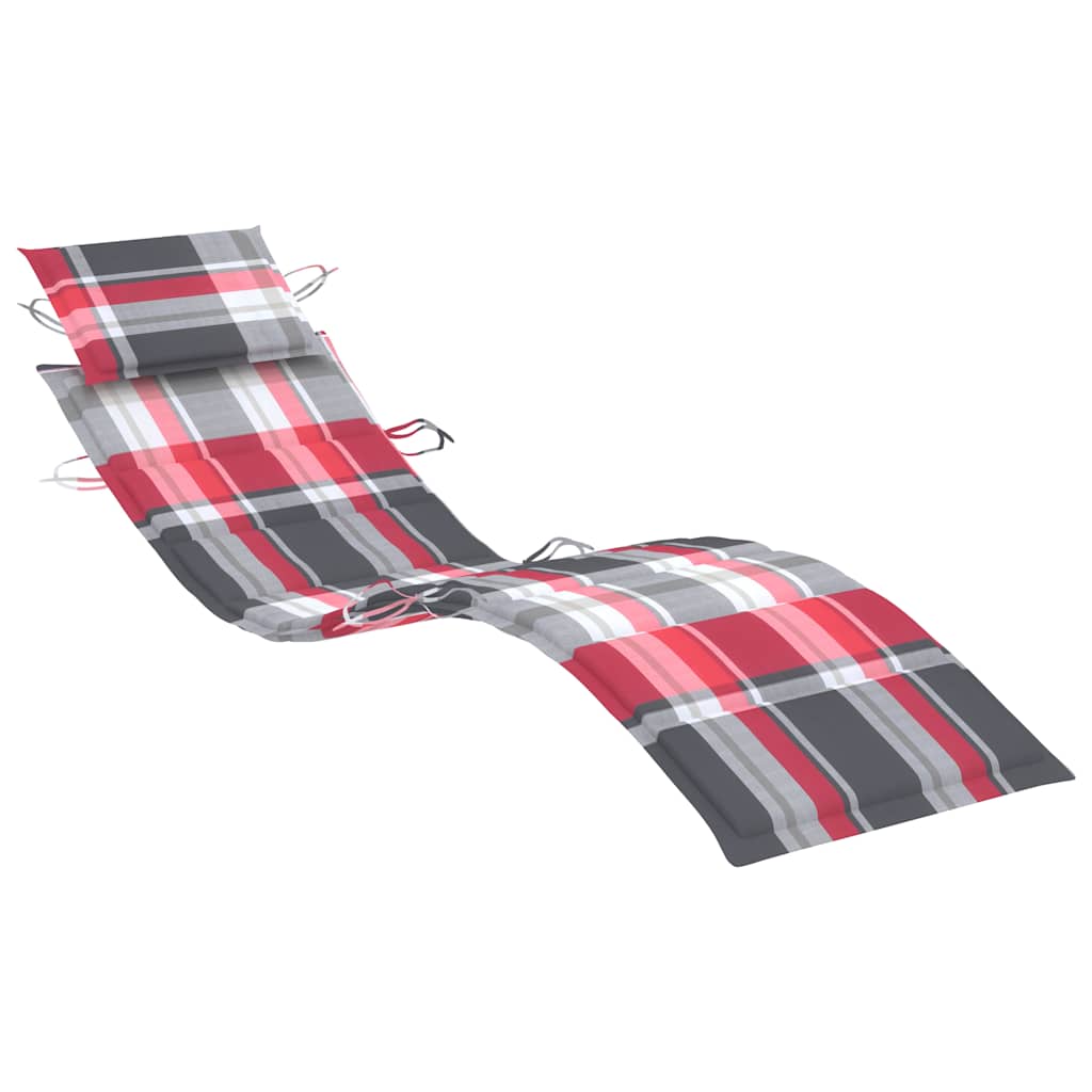 Sun loungers 2 pcs. with cushions solid wood acacia