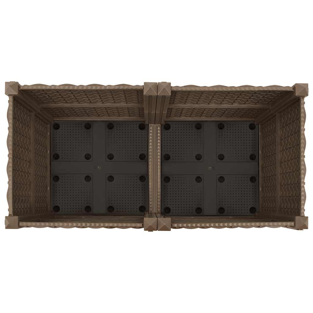Jardinière surélevée 80x40x38 cm en polypropylène