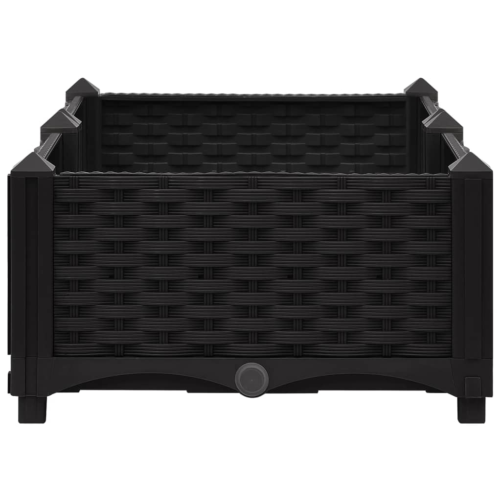 Jardinière surélevée 80x40x23 cm en polypropylène