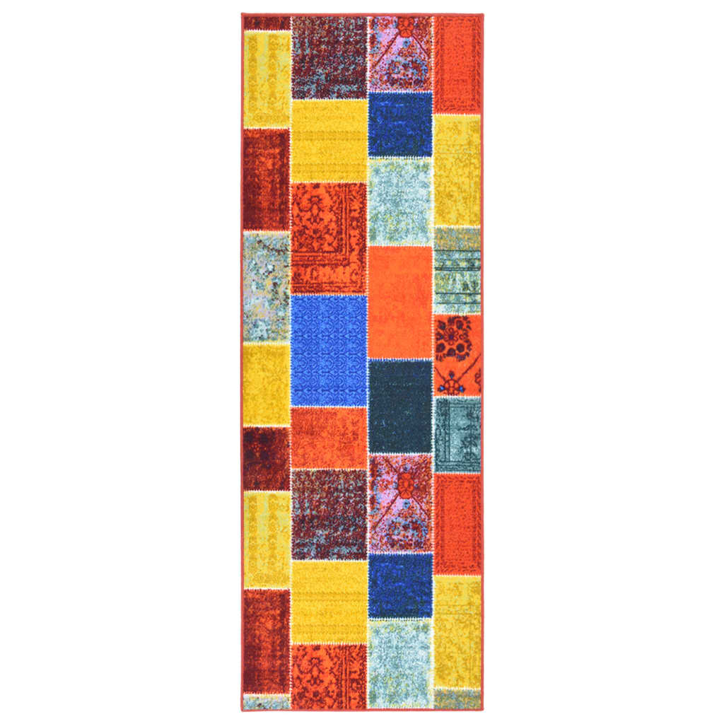 Teppichläufer Mehrfarbig 80x300 cm