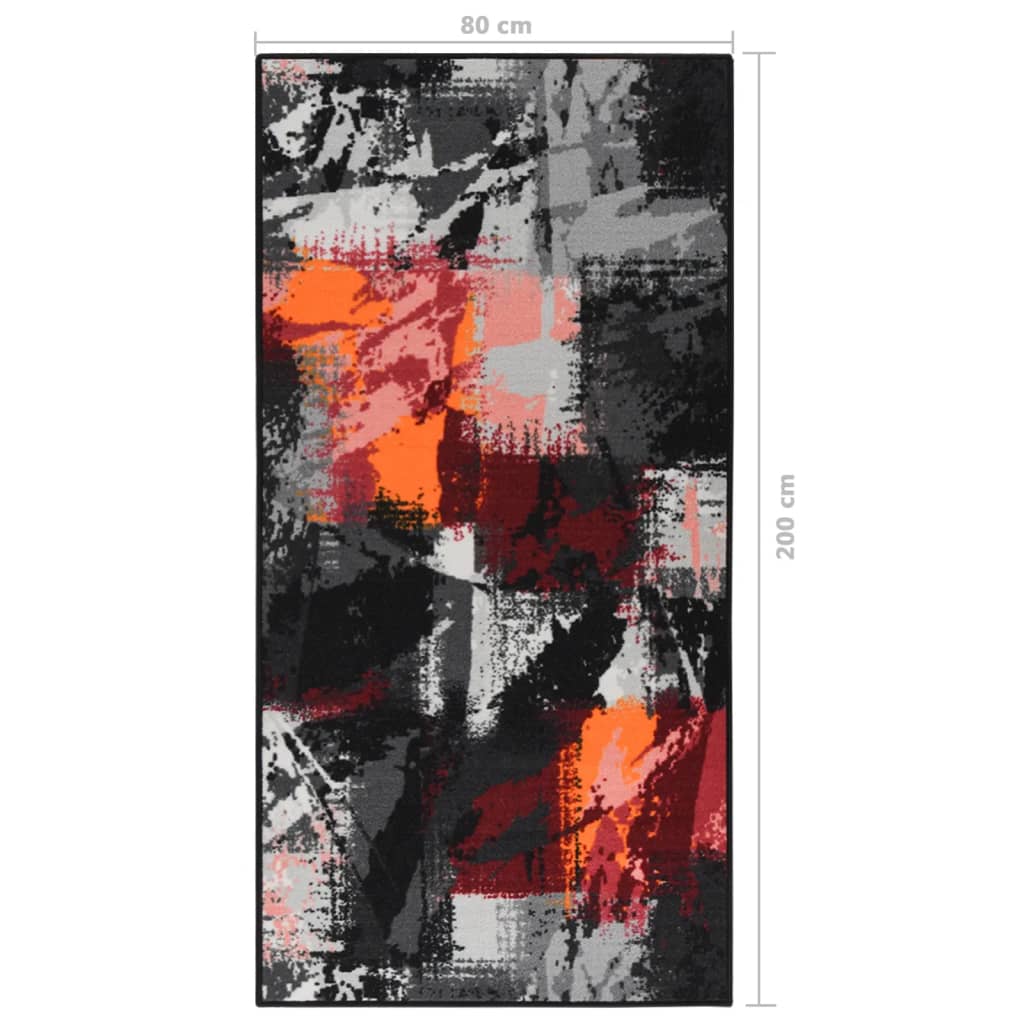 Teppichläufer Mehrfarbig 80x200 cm