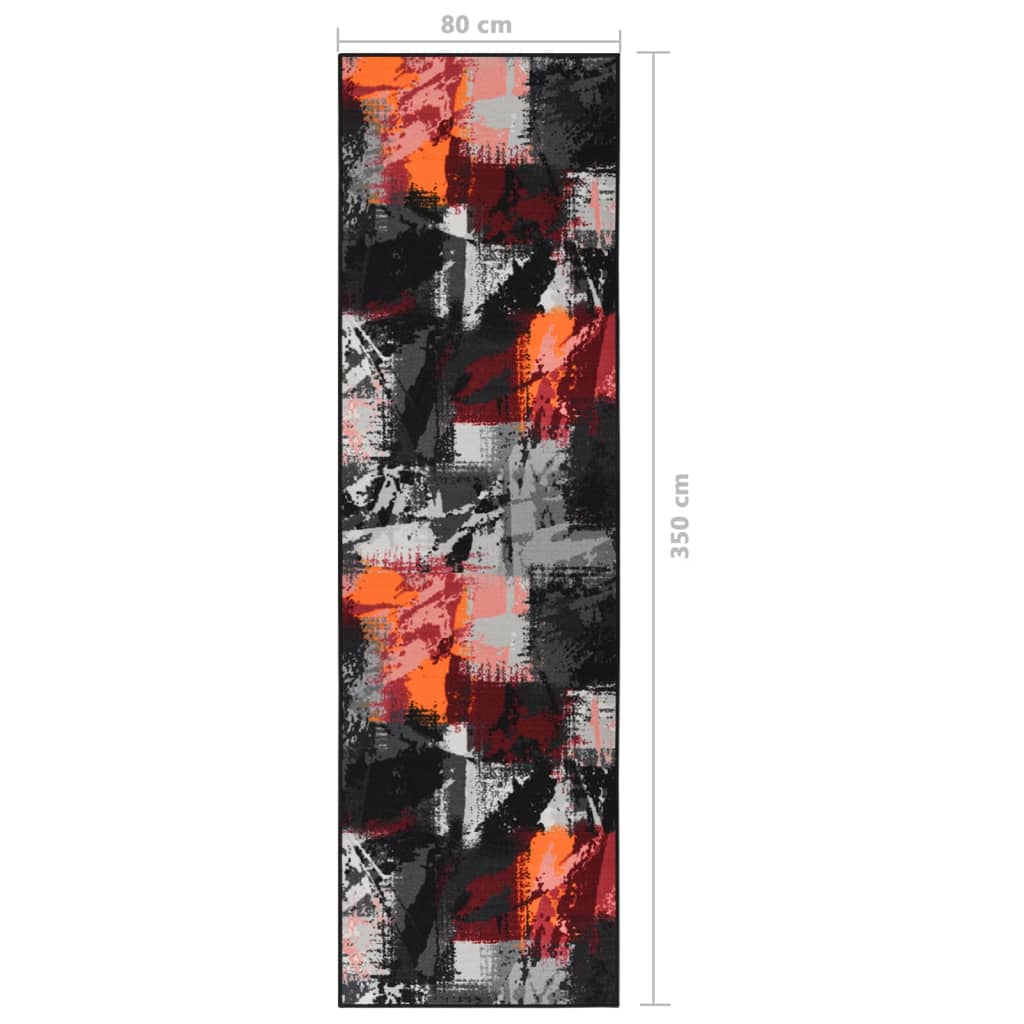 Teppichläufer Mehrfarbig 80x350 cm