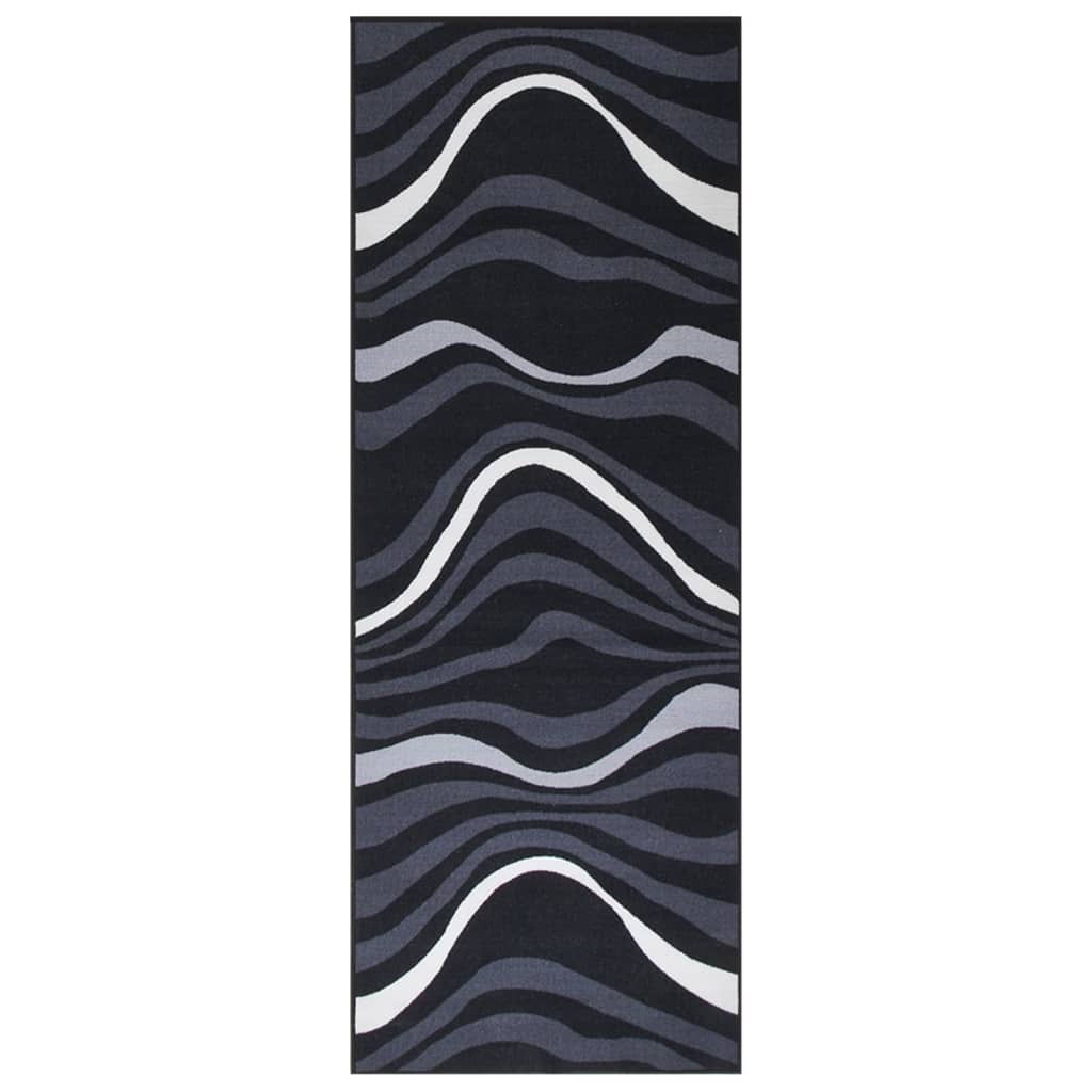 Teppichläufer Schwarz 80x250 cm