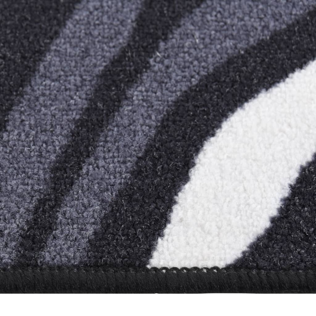 Teppichläufer Schwarz 80x350 cm
