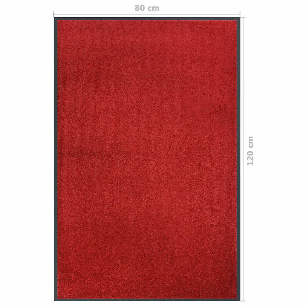 Fußmatte Rot 80x120 cm