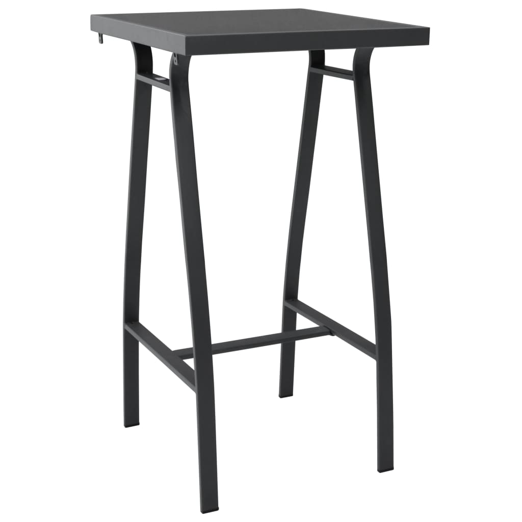 5-piece garden bar set black