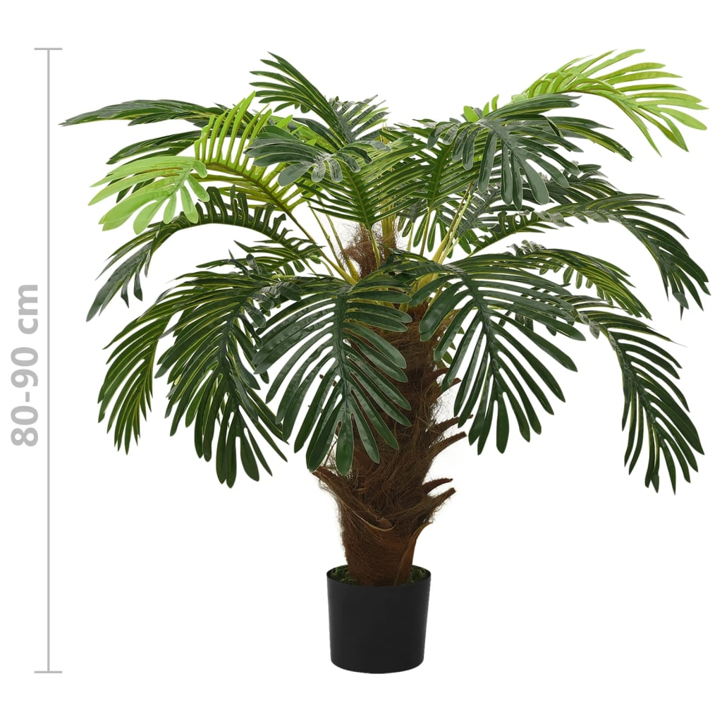 Artificial Palm Cycas with Pot 90 cm Green