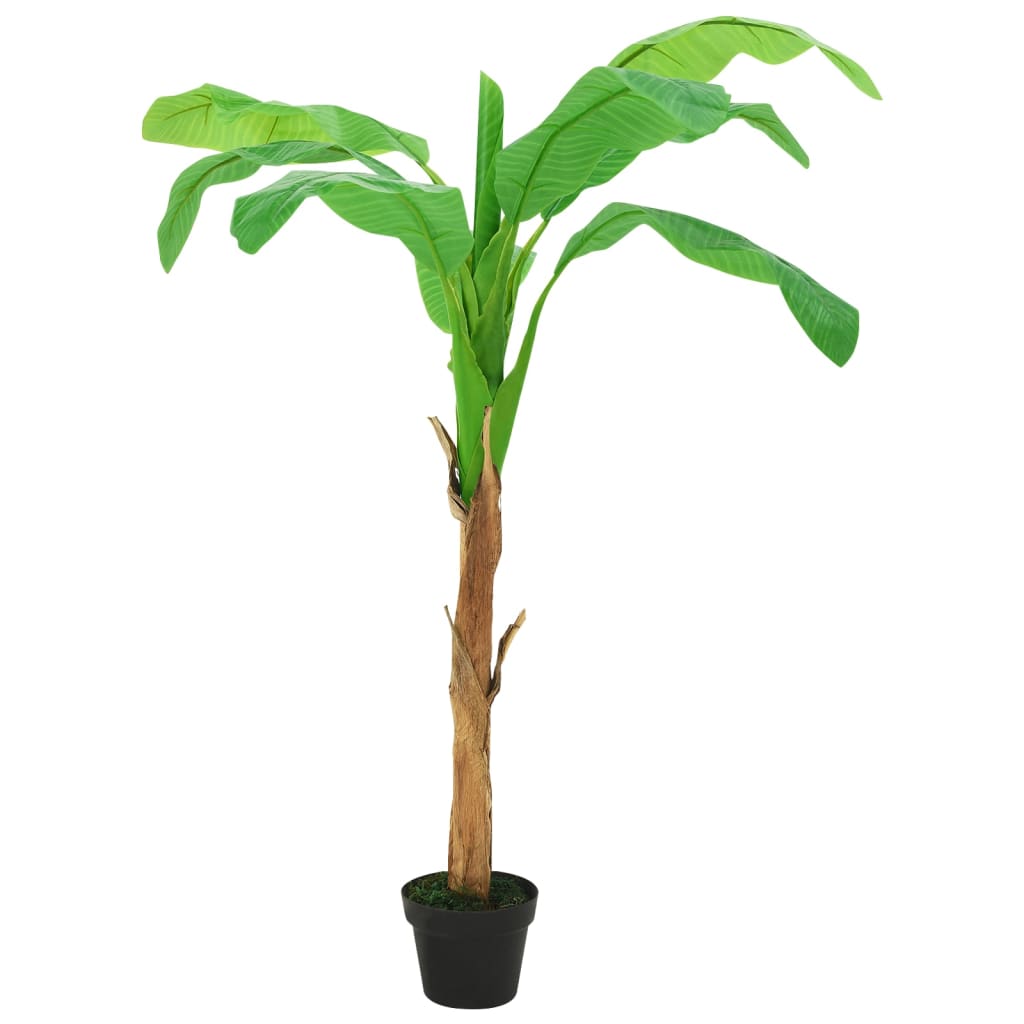 Artificial banana tree with pot 180 cm green