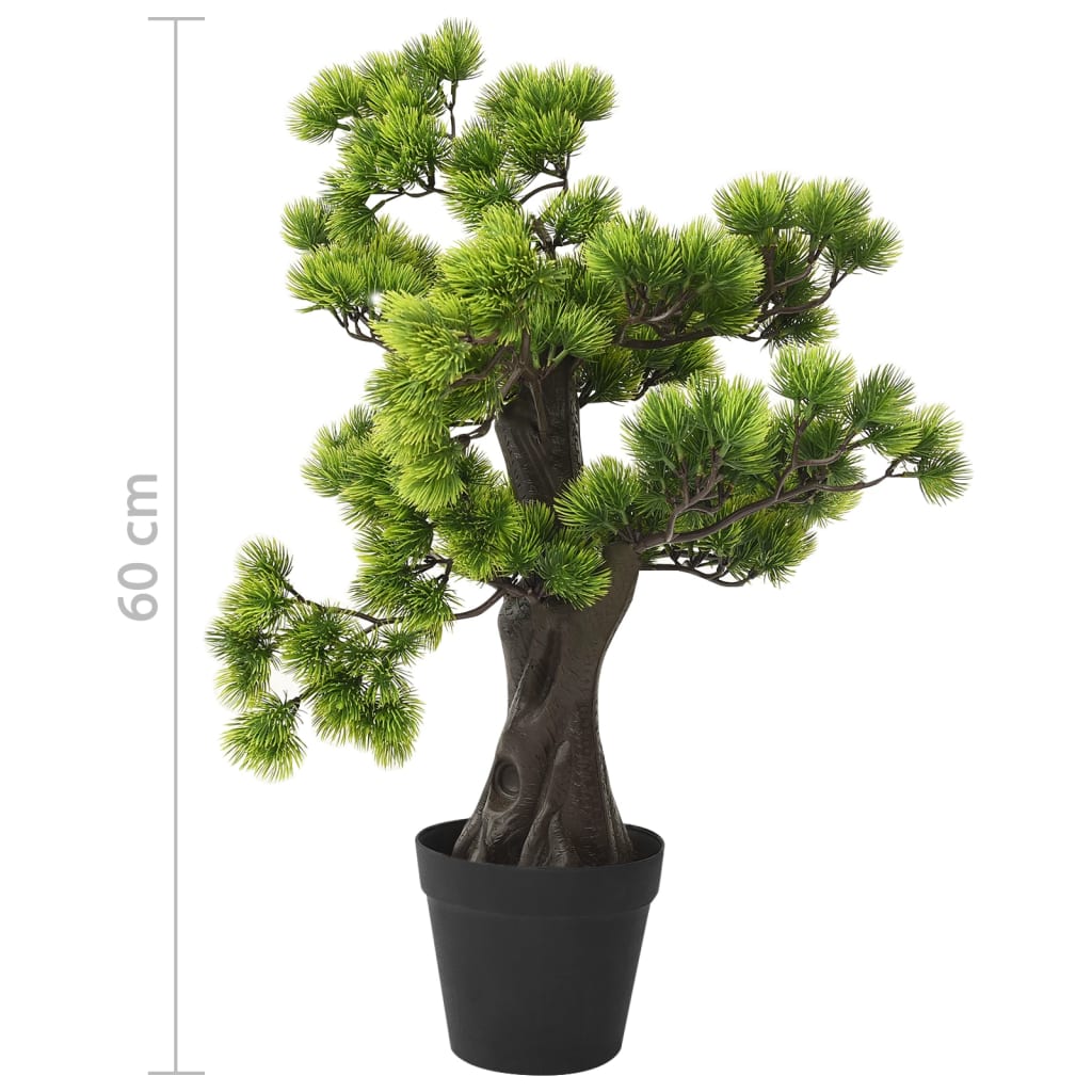Künstlicher Bonsai Pinus mit Topf 60 cm Grün
