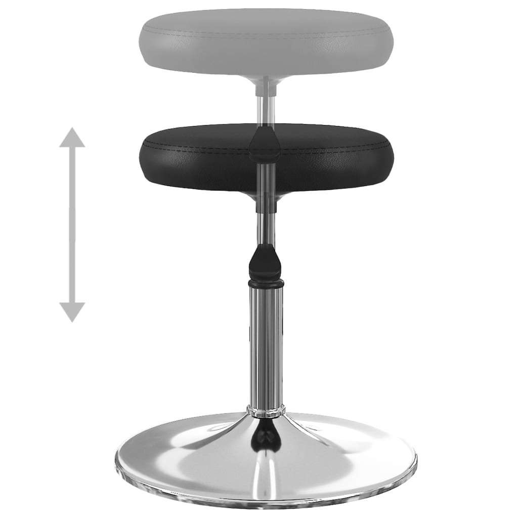 Dining Chairs 2 pcs. Black Faux Leather